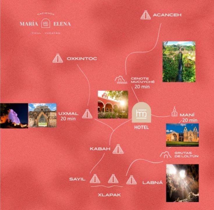 Hacienda Maria Elena Yucatan 호텔 Ticul 외부 사진